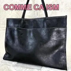 COMME CA ISM コムサイズム トートバッグ ビジネス レザー A4