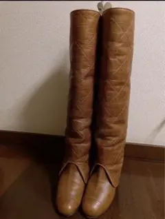 CHANEL ロングブーツ 23.5cm
