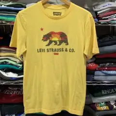 リーバイス クマ デカロゴ プリント Tシャツ