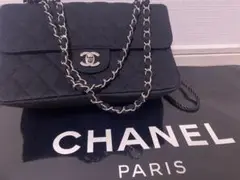 CHANEL コットン マトラッセ ショルダーバッグ