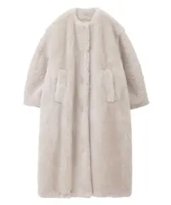 MIX FUR COCOON COAT CLANE クラネ