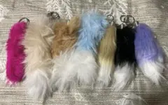 しっぽ　キーホルダー