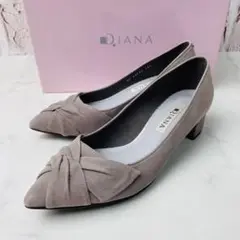 【試着のみ】DIANA パンプス ポインテッドトゥ レザー 本革 22½