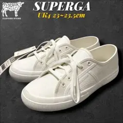 古着良品SUPERGA スペルガ　スニーカー　UK4 23~23.5cm デッド