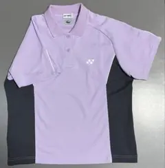 YONEX ヨネックス　ゲームシャツ　ポロシャツ ラベンダー/濃いグレー　XO