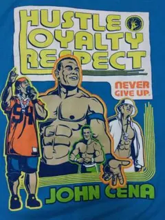 【WWE】ジョン・シナ ハッスル ロイヤリティ リスペクトTシャツ【Mサイズ】