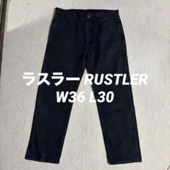 ラスラー RUSTLER 87619CB ブラックデニム　W36 L30
