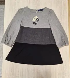 エムズグレイシー　チュニック　38 グレー×黒