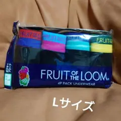メンズ　下着　FRUIT OF THE LOOM ボクサーパンツ　Lサイズ　4枚