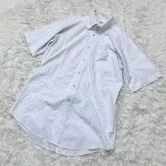a.v.v HOMME アーヴェヴェオム　半袖ボタンダウンシャツ　ワイドカラー
