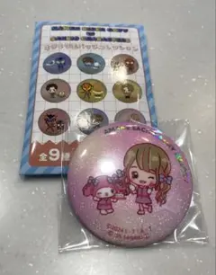 仮面ライダーガヴ×サンリオ　キラキラ缶バッジ　甘根幸果