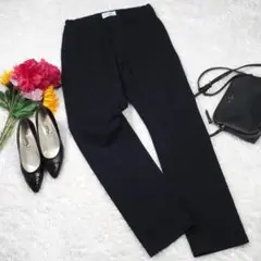 Y5384*最高級☆YAECA CONTEMPO☆パンツ☆スラックス☆紺ネイビー