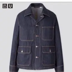 UNIQLO U デニムワークジャケット　M　名作　美品　カバーオール　デニム