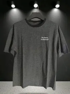 The Ennoy Professional ストライプTシャツ 黒 Mサイズ