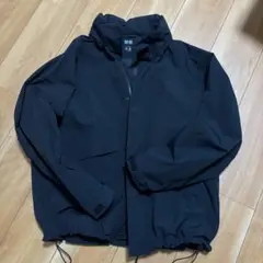 UNIQLOユニクロ ウインドプルーフスタンドブルゾン ブラックL