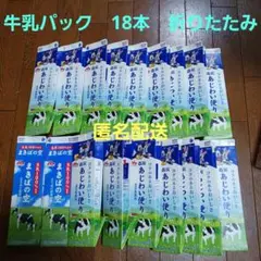牛乳パック　折りたたみ　18本