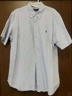 ラルフローレン　半袖シャツ　ストライプ　Ralph Lauren