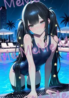 AI美女 ポスター 水着 コスプレ アート イラスト 可愛い 萌え ブロマイド