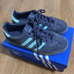 adidas　Gazelle　INDOOR 24.5 ネイビー