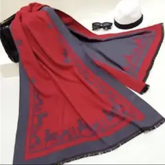 【新品未使用】ストール レッド
