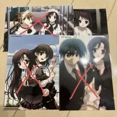 SchoolDays 20周年記念コラボカフェ ブロマイド 4枚セット