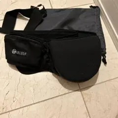 keratā ヒップシート ブラック 収納袋付き