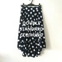 【ダブスタ】新品 フレアロングスカート ドット 水玉