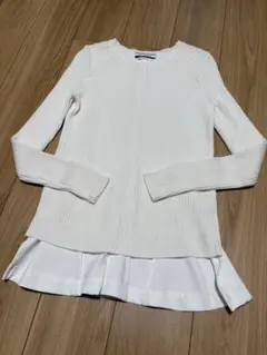 最終値下げ　美品　フォクシー　ニット　ドッキング　38