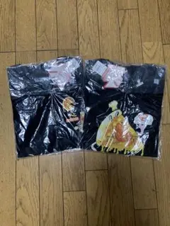 ピザキャラクター ブラックTシャツ 2枚セット