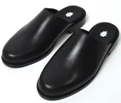 未使用 Tomo＆Co トモアンドシーオー レザー ミュール サンダル 25