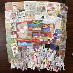 コラージュ素材　フレークシール