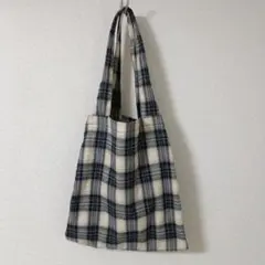 beauty&youth エコバッグ　オンブレチェック