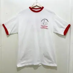 リンガーtシャツ M キリスト聖書 ジーザス y2k 十字架 エスニック 00s