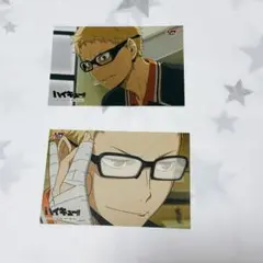 ハイキュー　ステッカー　非売品　月島　月島蛍　ジャンショ　原作