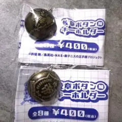 テニプリ　校章ボタン風キーホルダー