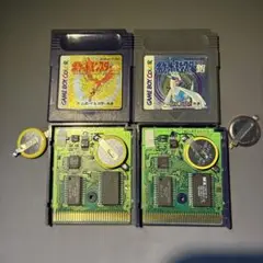 【中古電池交換済み】ゲームボーイ ソフト ポケットモンスター 金銀