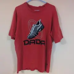 ⭐️条件付半額セール⭐️【古着】DADA スニーカーグラフィック Tシャツ 赤