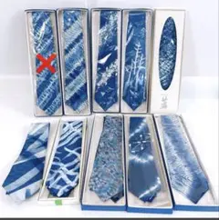 藍染　ネクタイ　9本