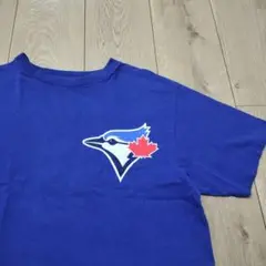 US古着 キッズTシャツ MLB トロント・ブルージェイズ ユースL