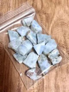 r5.ドミニカ ラリマー 原石ラフ 1セット 天然石 鉱物標本