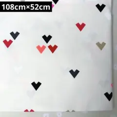 帆布生地 ハート 108cm×60cm