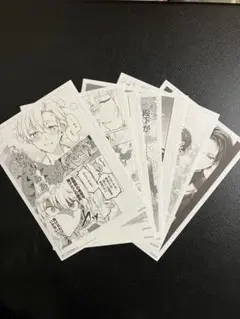 ［非売品］フロースコミック　FLOS COMIC 複製原稿　7枚セット