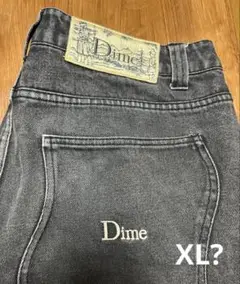 Dime ダークデニムパンツ　バギーパンツ