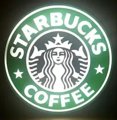 訳あり スターバックス 旧ロゴ ネオン 看板 STARBUCKS