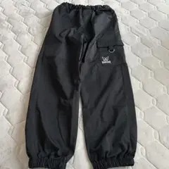 クロミ　カーゴパンツ　黒　160