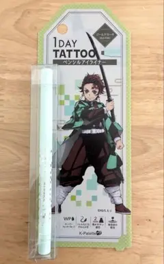 1DAY TATTOO ペンシルアイライナー　ゴールドカーキ