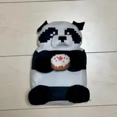 Minecraft マインクラフト マイクラ　ピクセルアート　パンダ　ぬいぐるみ