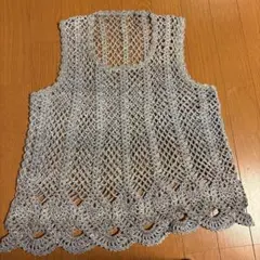 手編みのベスト