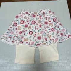 Biquette 花柄スカッツ　100cm