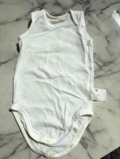 ユニクロ コットンメッシュロンパース 90